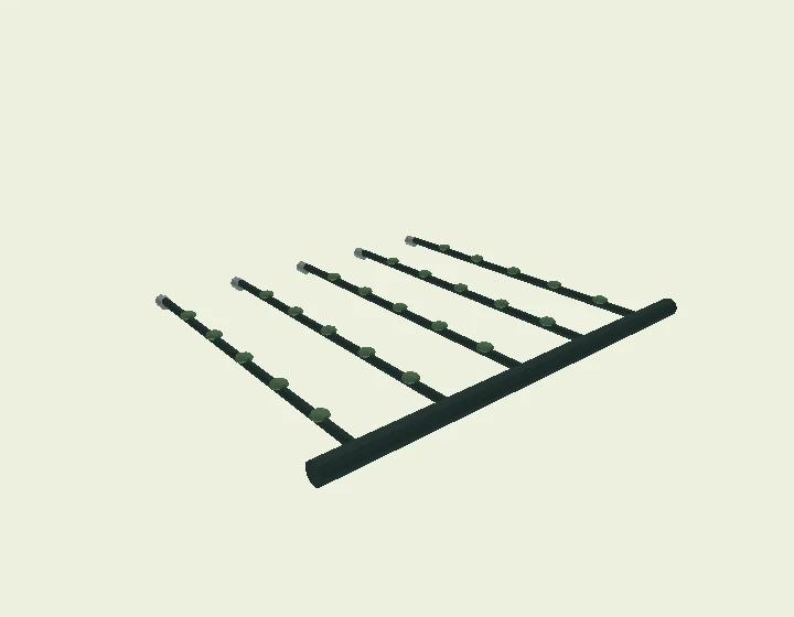 Original illustrative 3D model of Drip irrigation system