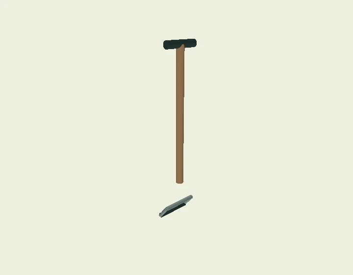 Original illustrative 3D model of Stirrup hoe